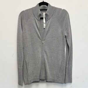 lululemon athletica Zip Up Gray Sweater